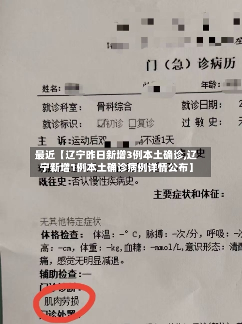 最近【辽宁昨日新增3例本土确诊,辽宁新增1例本土确诊病例详情公布】-第1张图片