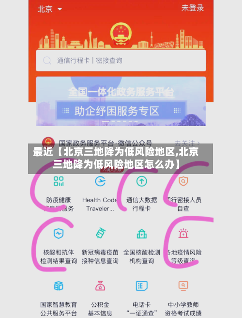 最近【北京三地降为低风险地区,北京三地降为低风险地区怎么办】-第1张图片