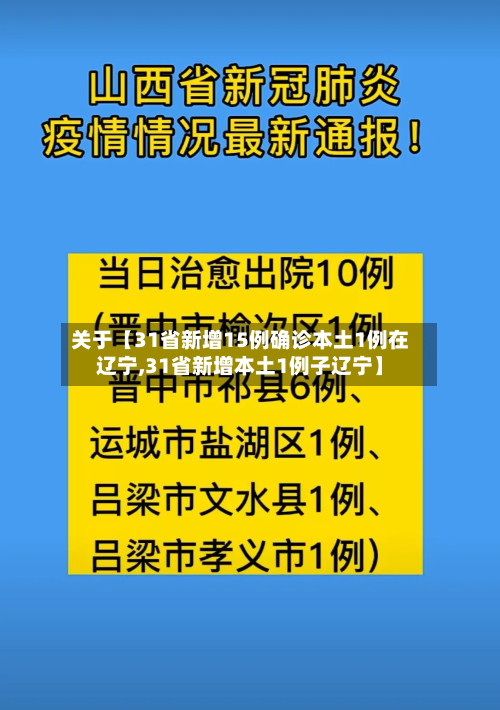 关于【31省新增15例确诊本土1例在辽宁,31省新增本土1例子辽宁】-第3张图片